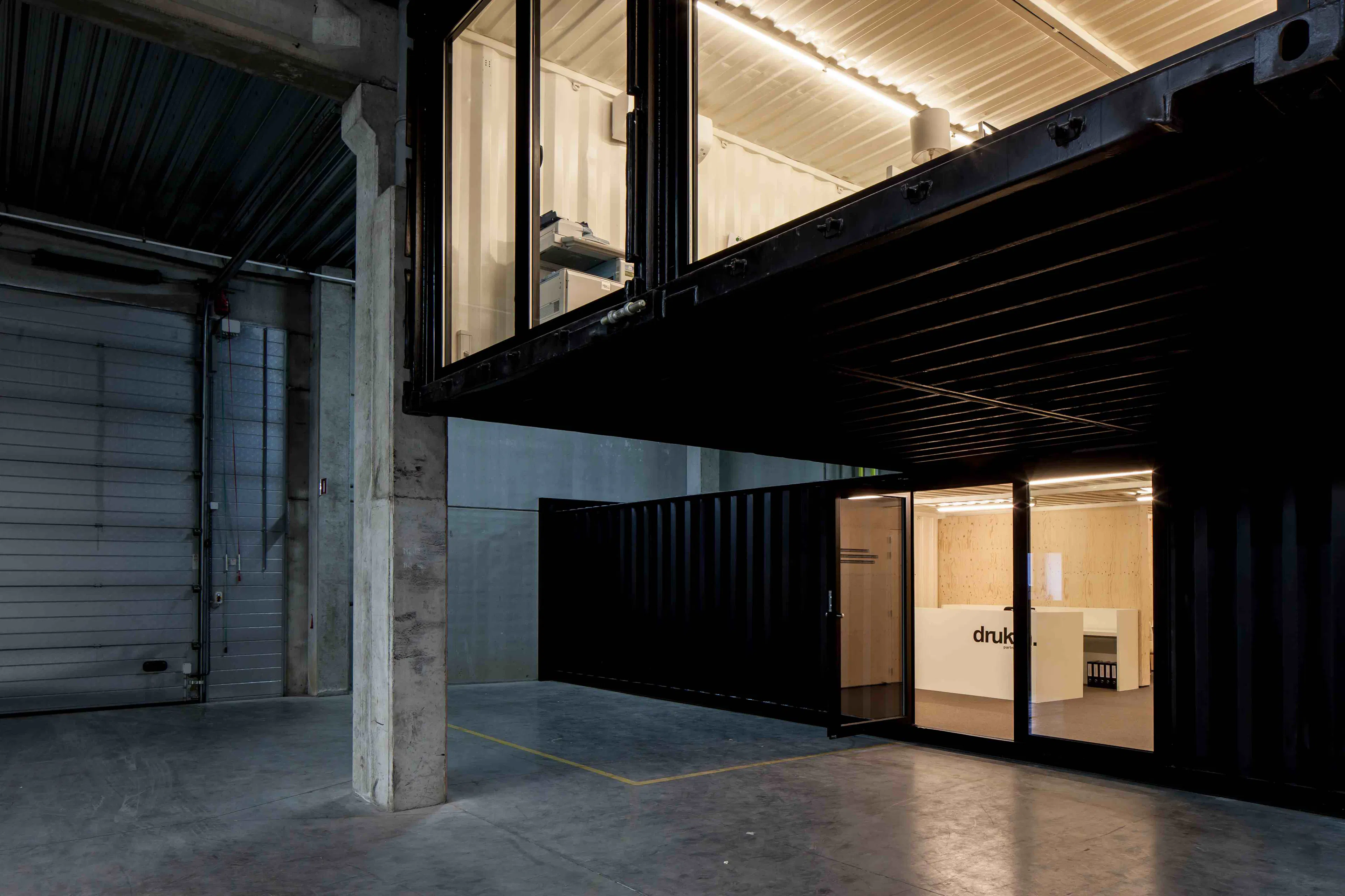 Office with Shipping Containers — 16