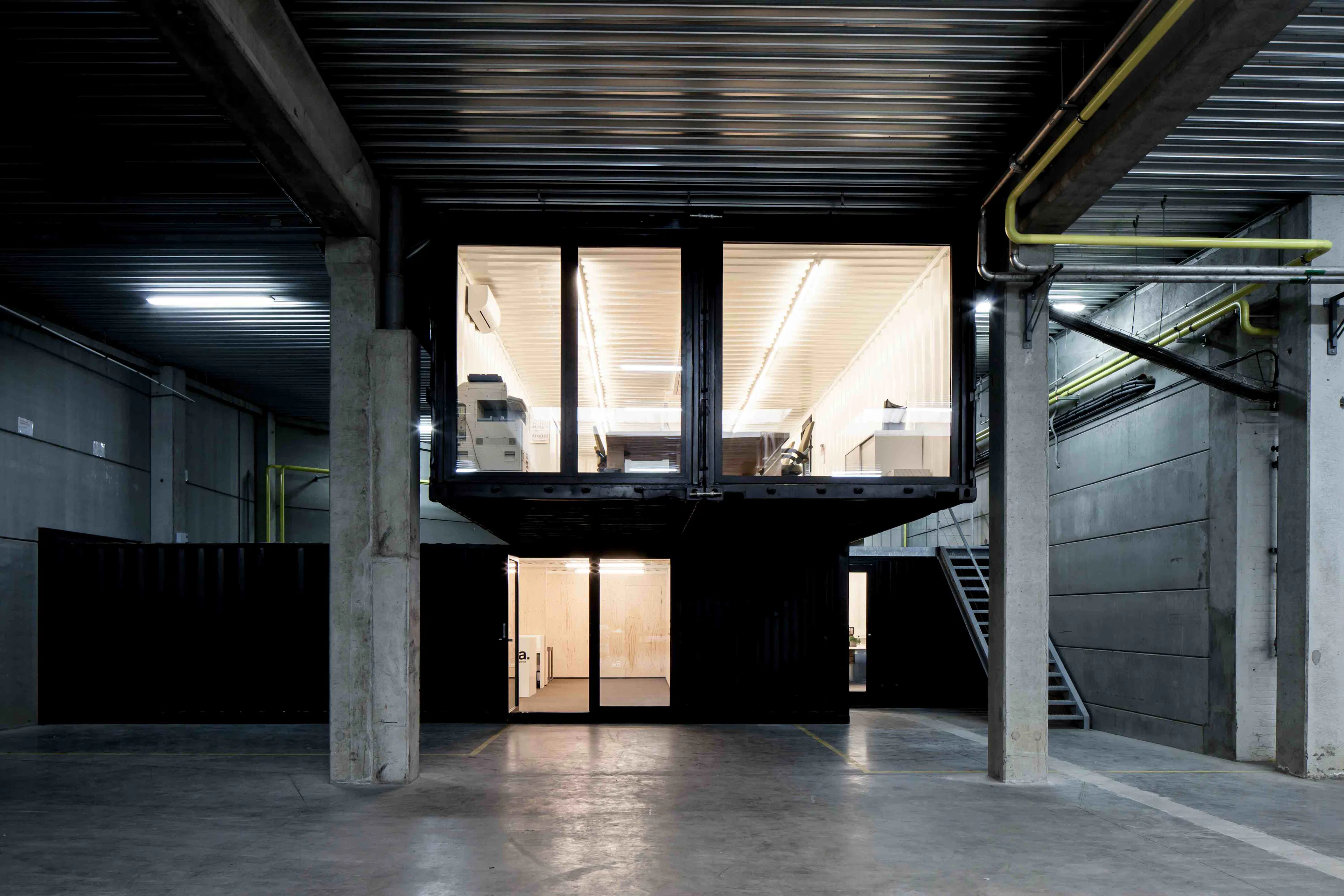 Office with Shipping Containers — 17