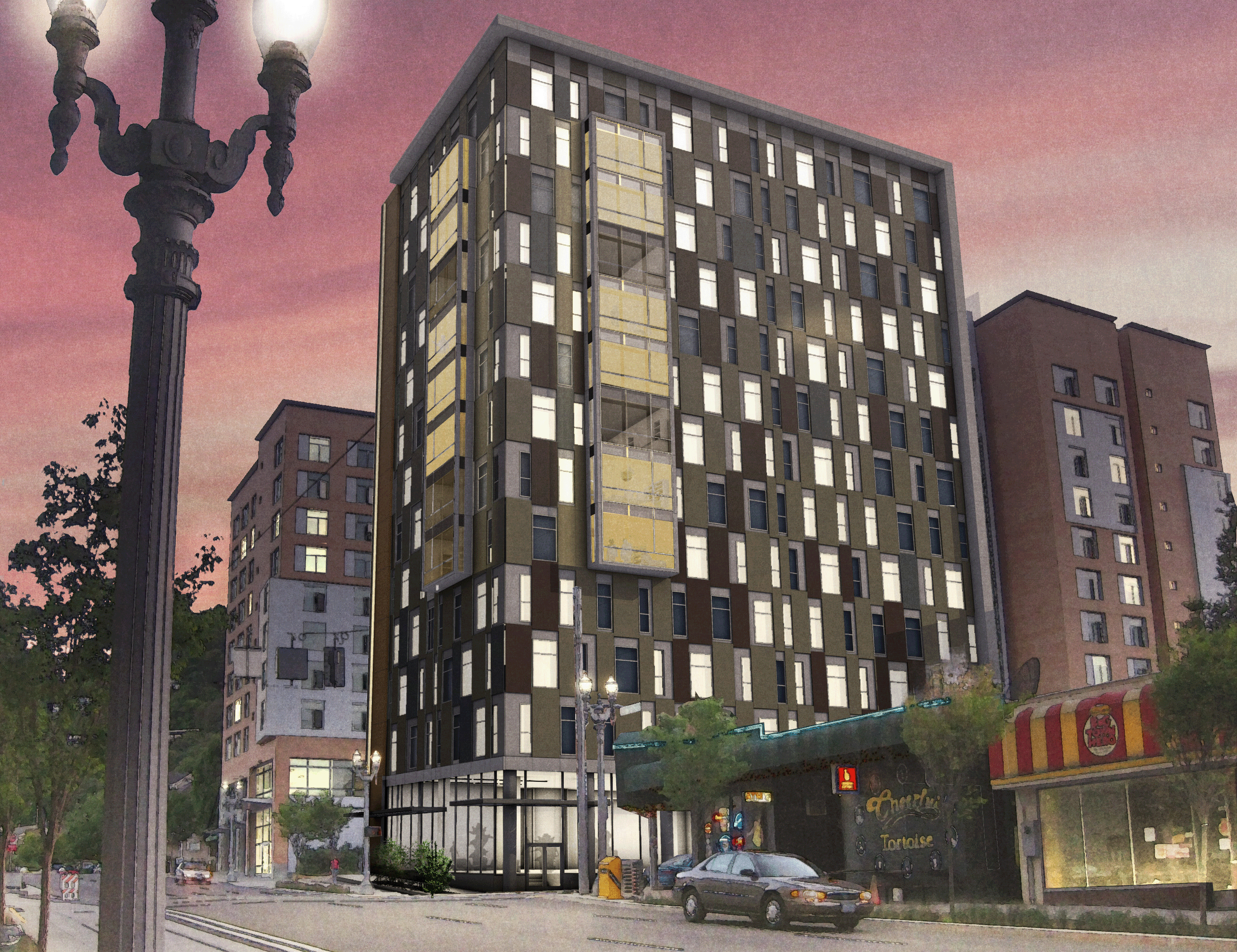 The Beacon - Night Shot - © Inflektion.workshop