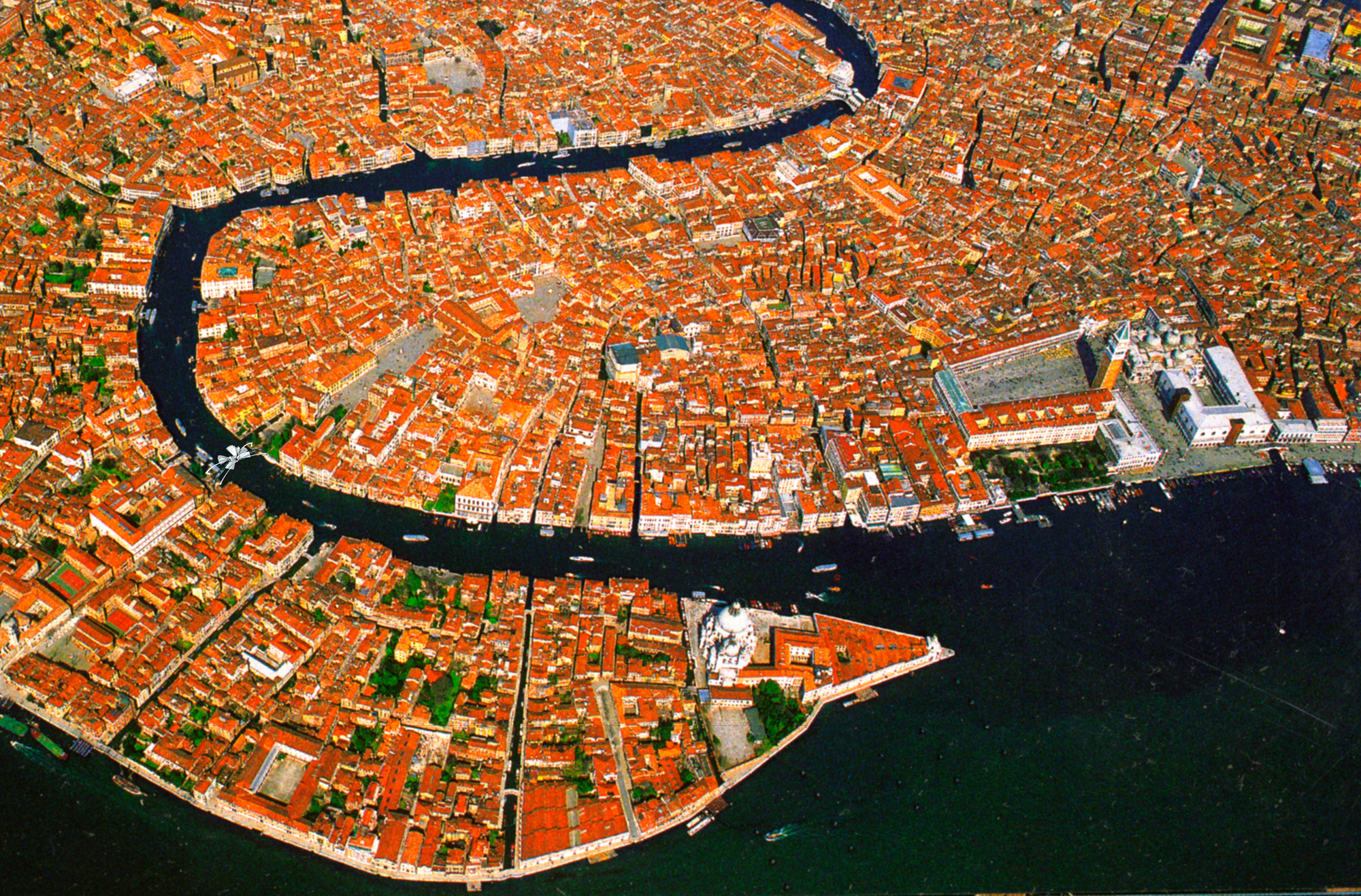 фото венеция с высоты птичьего полета