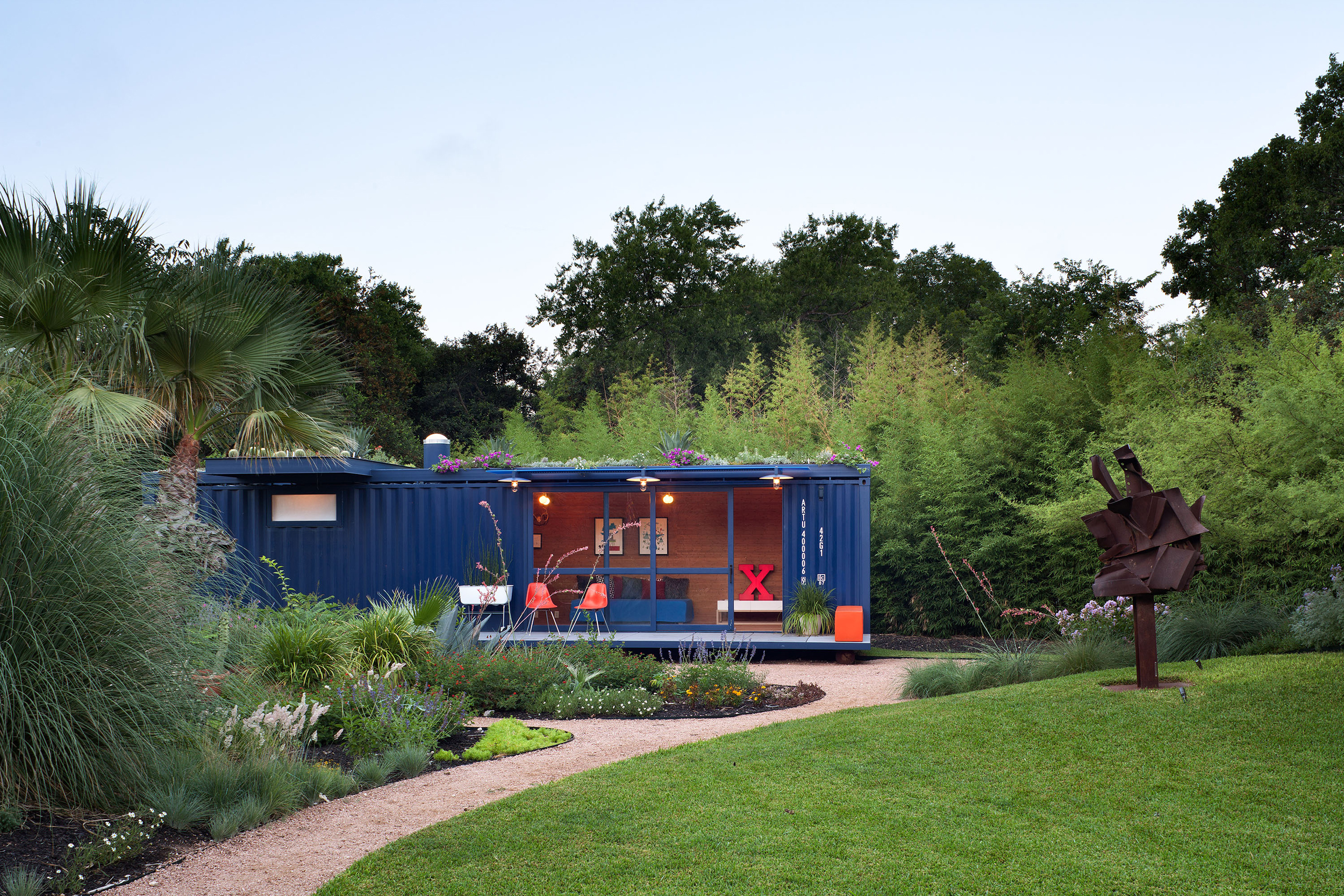 Container Guest House by poteet architects, lp - Architizer