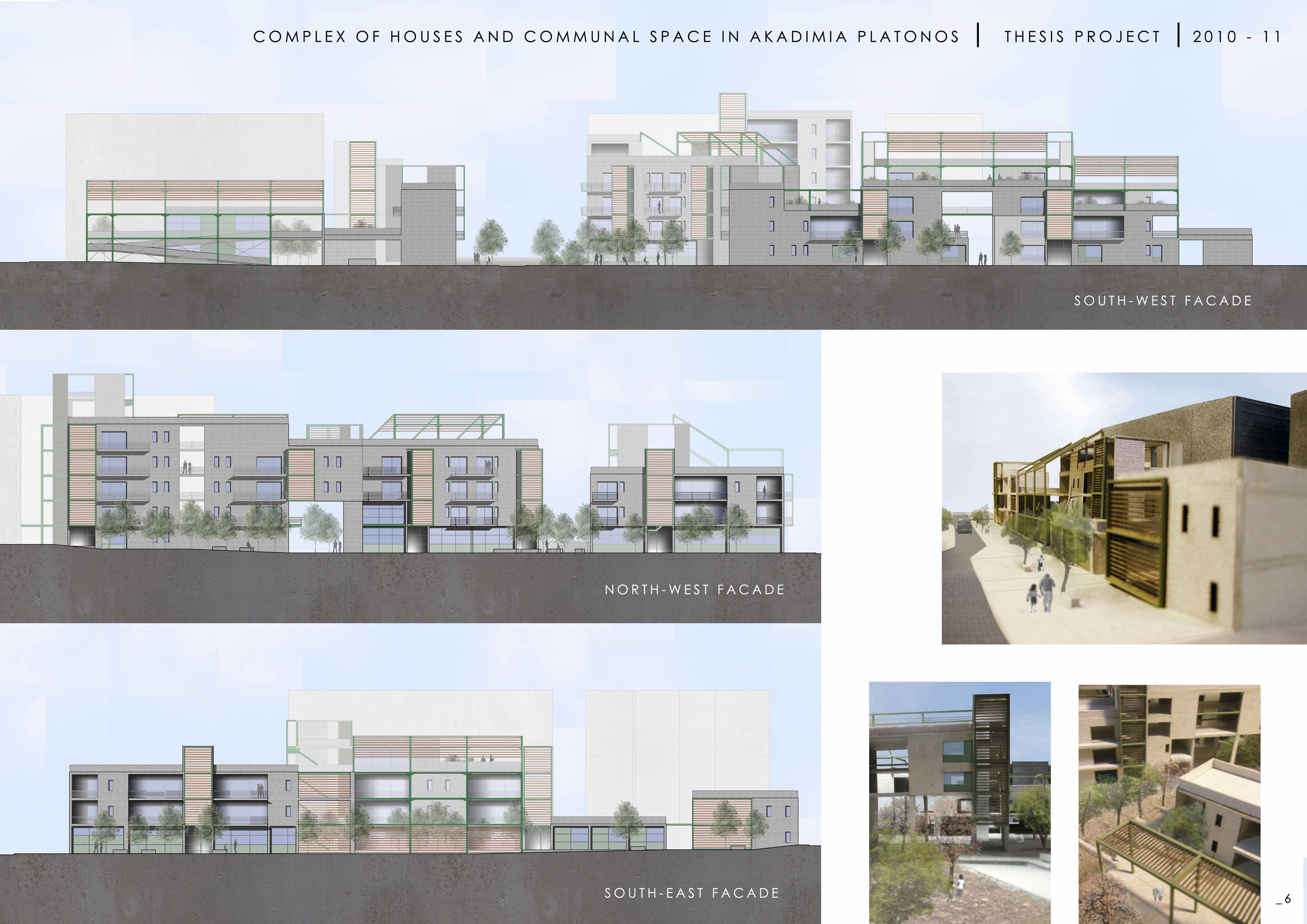 COMPLEX OF HOUSES AND COMMUNAL SPACE IN ATHENS - Architizer