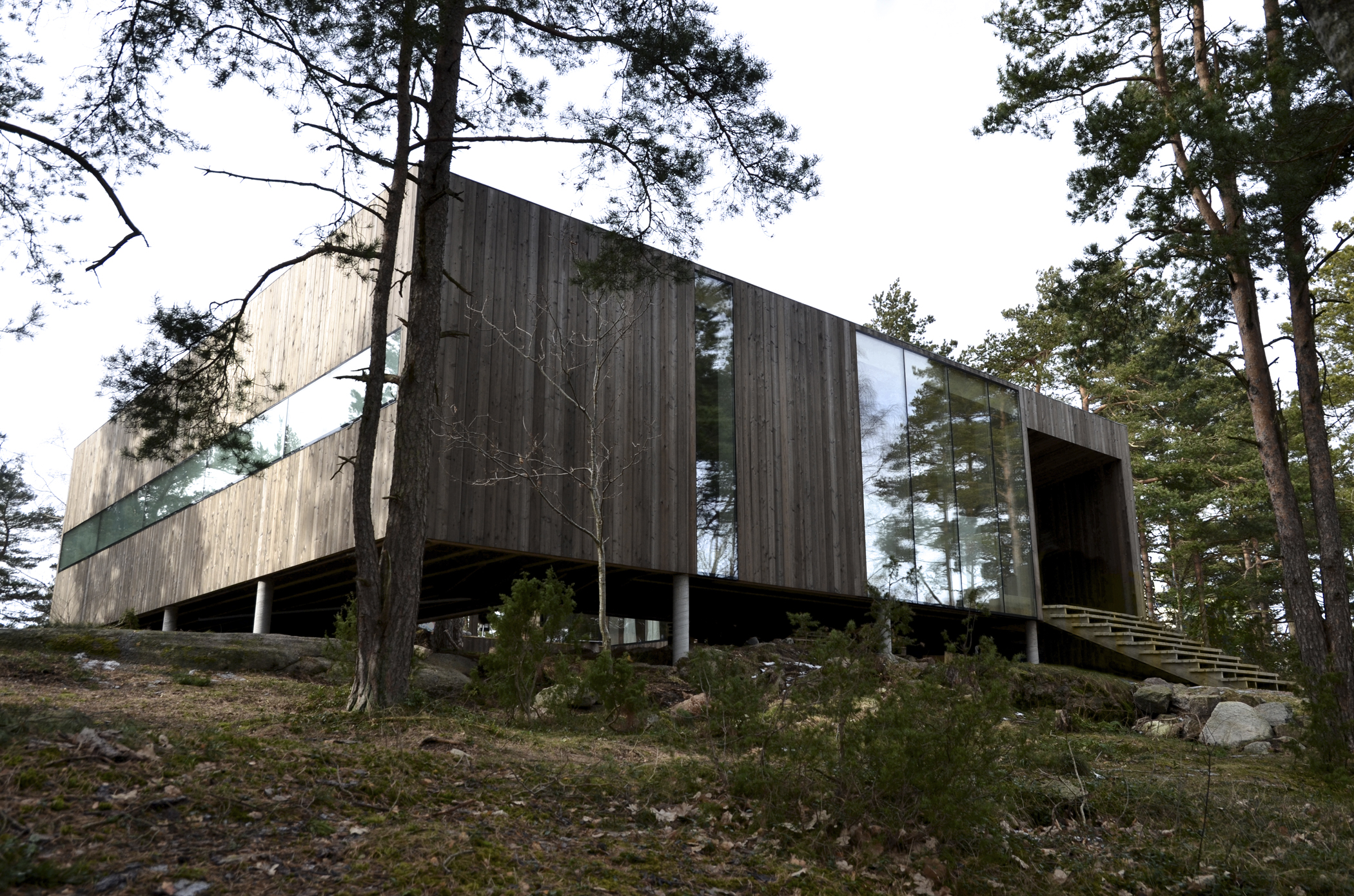 Квадратный дом Вейерланд (Square House Veierland) в Норвегии от Reiulf Ramstad arkitekter as.