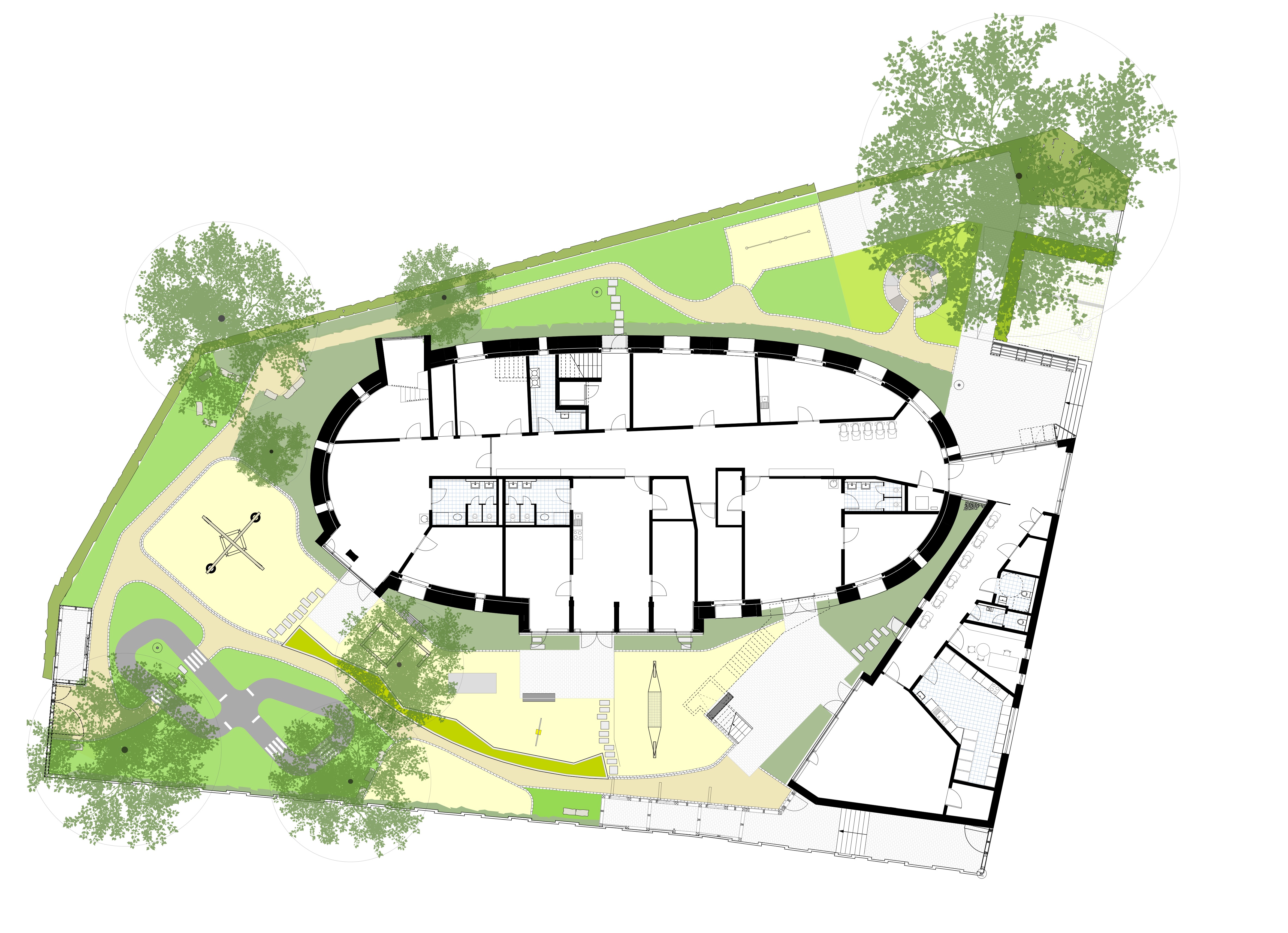  St. Sebastian Kindergarten by BOLLES+WILSON - Architizer Bildidee 