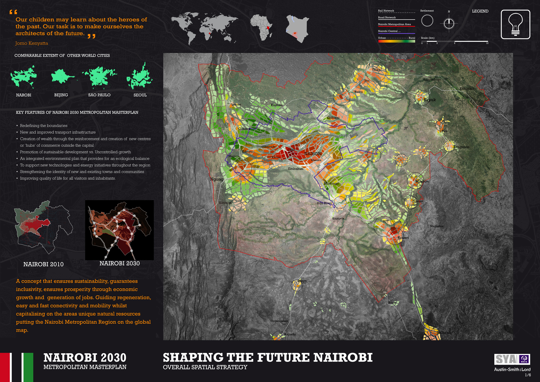 Nairobi 2030 Metropolitan Spatial Plan, Kenya by AustinSmith Lord LLP