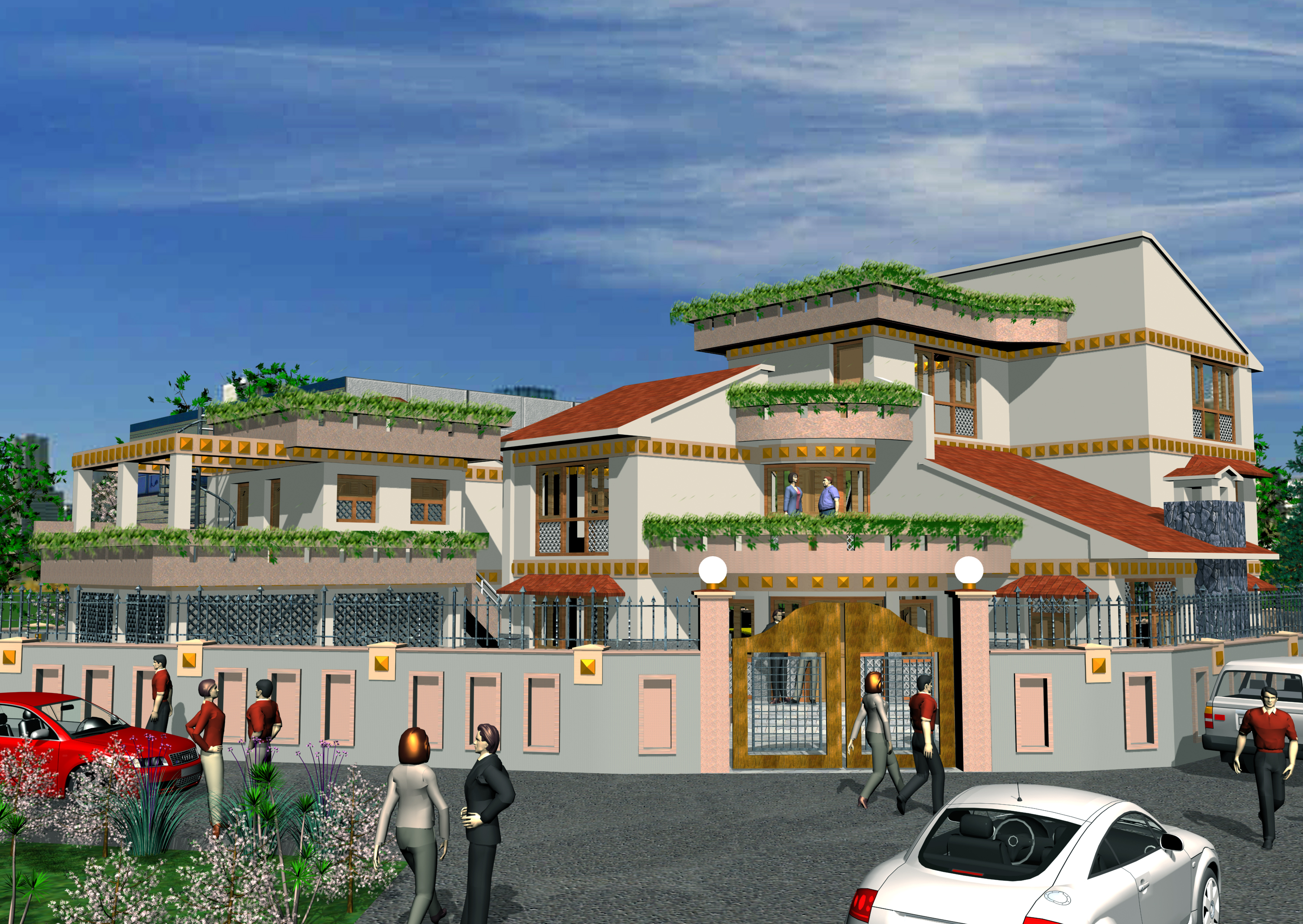 Corporate office Building of NABIL Bank Ltd. by Mr. & Mrs. M. L