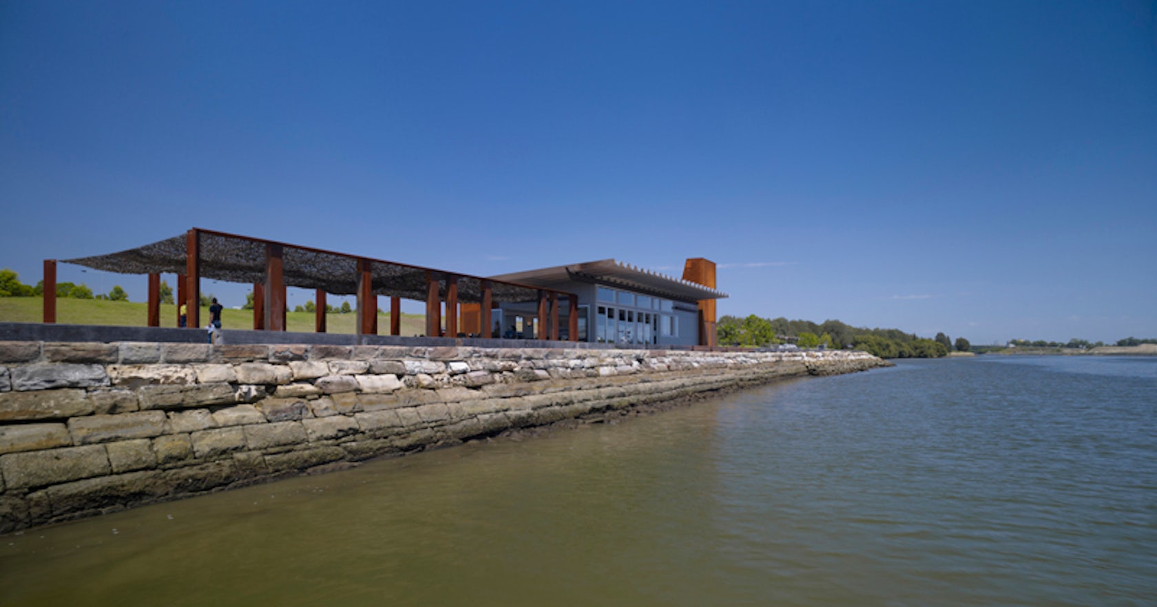 Armory Wharf Cafe By Lahznimmo Architects Architizer Armory Wharf Cafe By Lahznimmo Architects Architizer