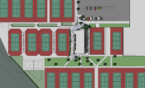 Gates Tennis Center Clubhouse by studiotrope Architizer