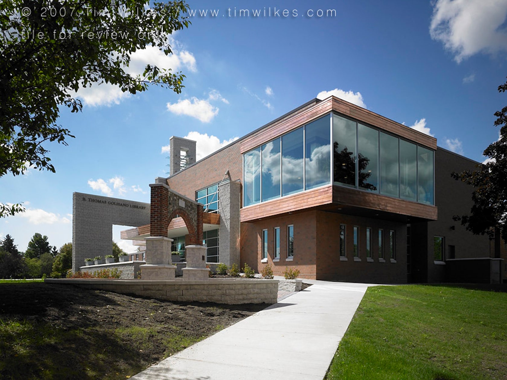 Roberts Wesleyan College B. Thomas Golisano Library by SWBR Architizer Roberts Wesleyan College B. Thomas Golisano Library by SWBR Architizer