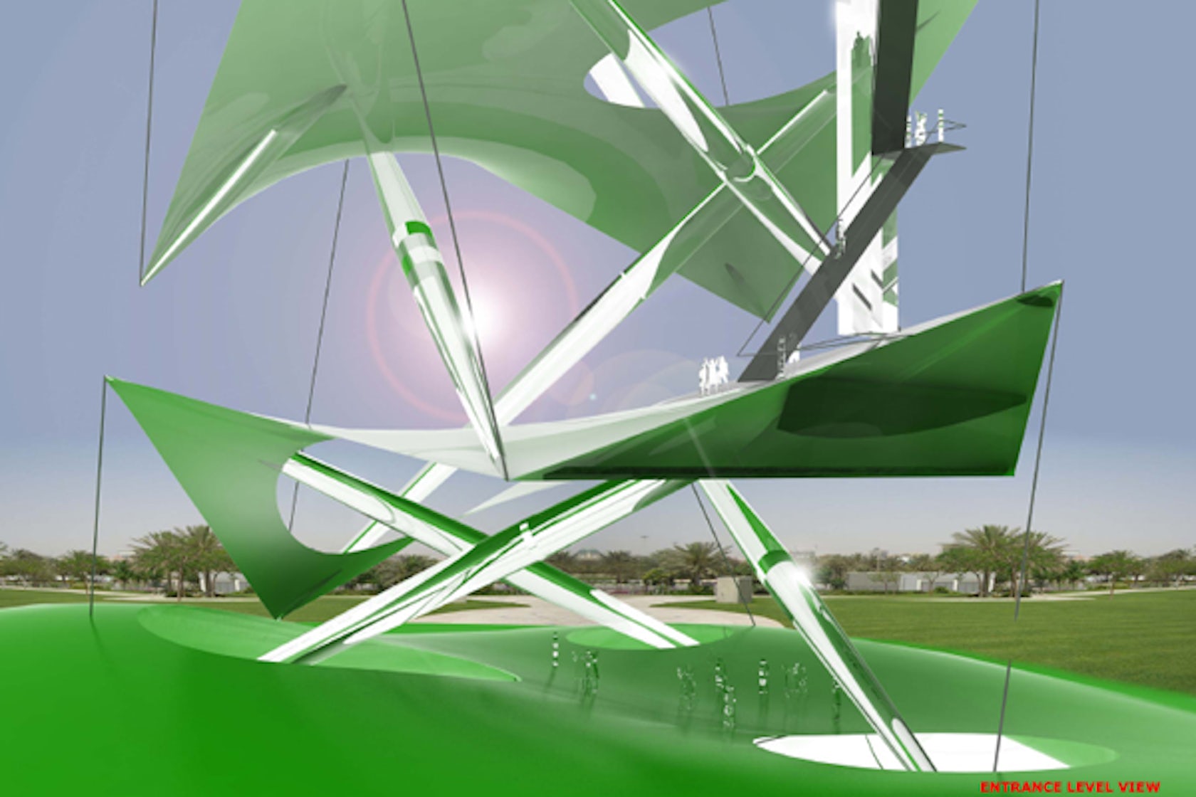 Dubai Tensegrity Tower By Aurelvr Architizer Dubai Tensegrity Tower By Aurelvr Architizer