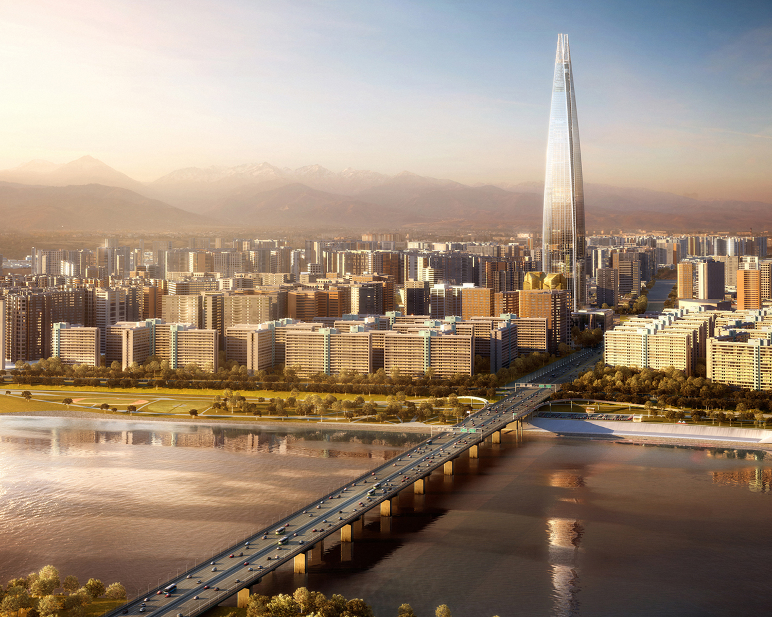 Lotte World Tower By Kohn Pedersen Fox Associates - Architizer