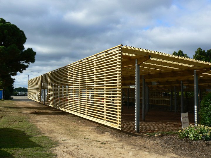 JC Raulston Arboretum Lath House by Frank Harmon Architect PA Architizer