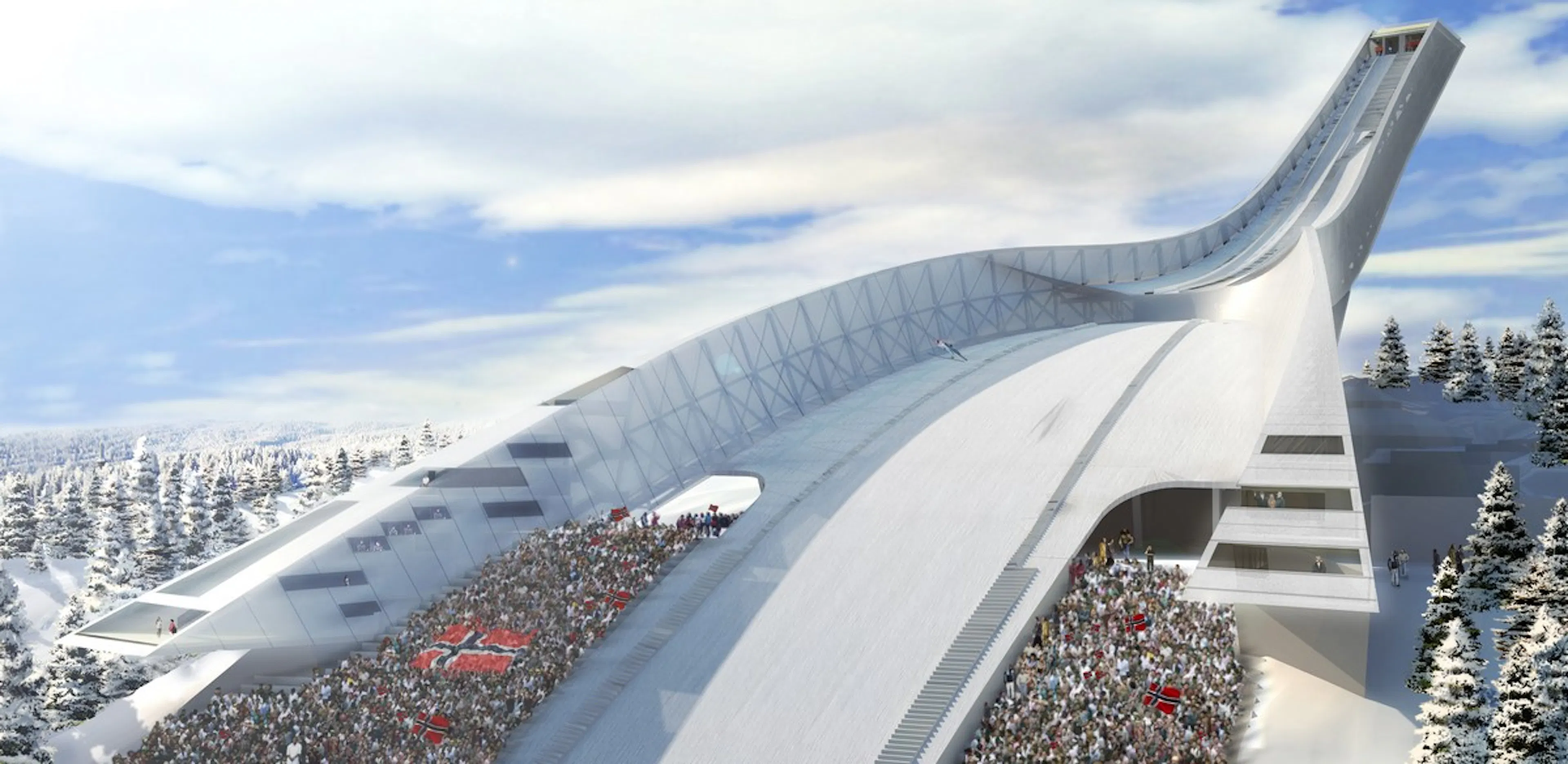 New Holmenkollen Ski Jump — 16