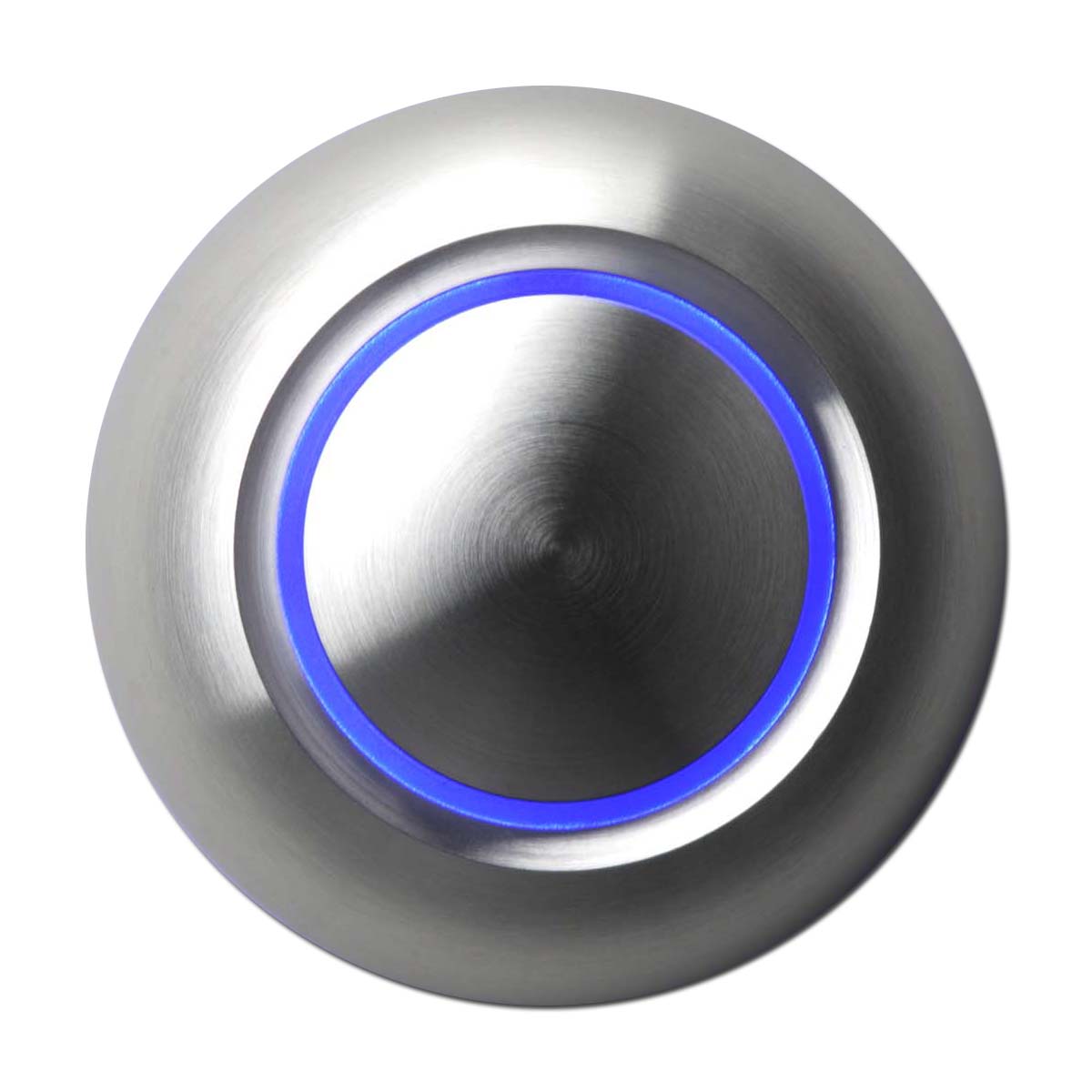 Купить круглую кнопку. Дверной звонок true illuminated Doorbell button, цвет Architectural Bronze. Кнопка металлическая с подсветкой. Кнопка звонка с подсветкой. Кнопка звонка металлическая.