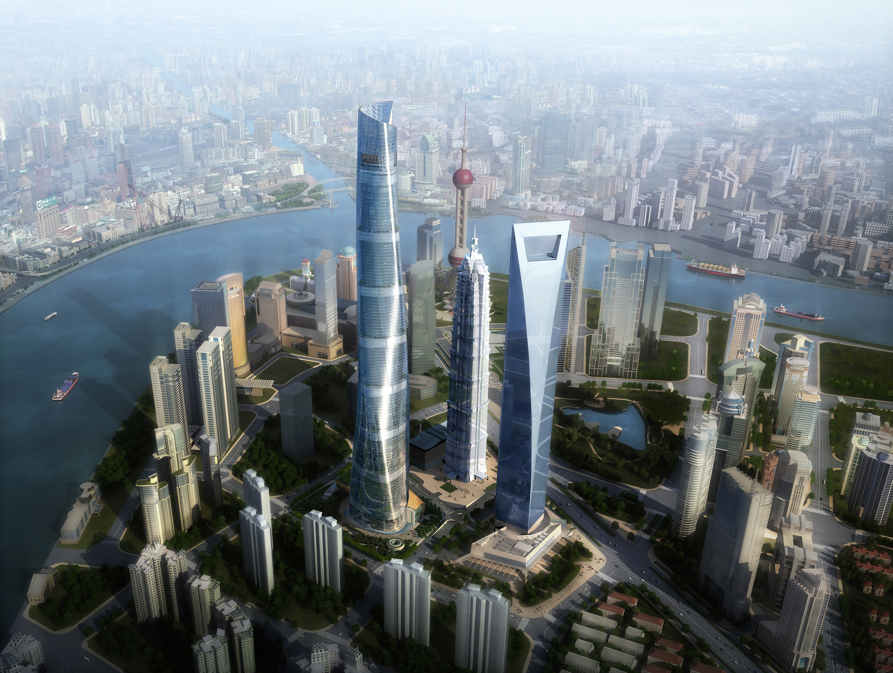 Шанхай самый. Башня Цзинь Мао Шанхай. Шанхайская башня Shanghai Tower Китай.. Небоскрёб Шанхай Тауэр.. Шанхайская башня, Шанхай, Китай, 632 м.