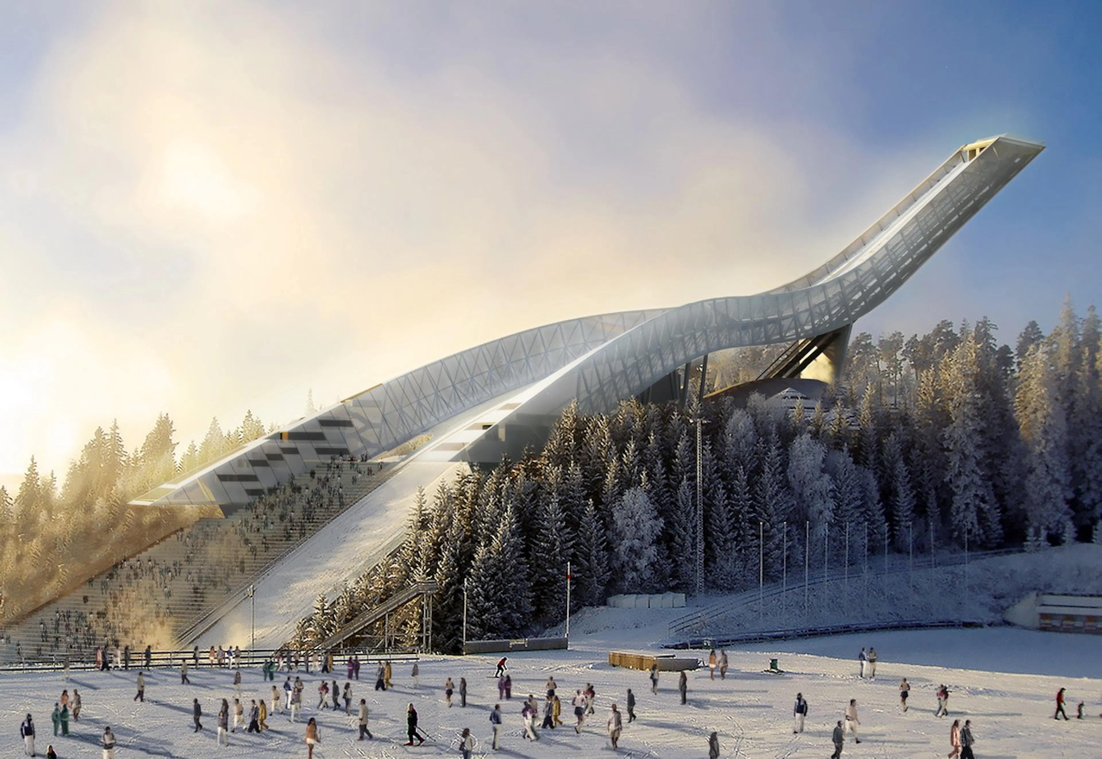 New Holmenkollen Ski Jump — 14