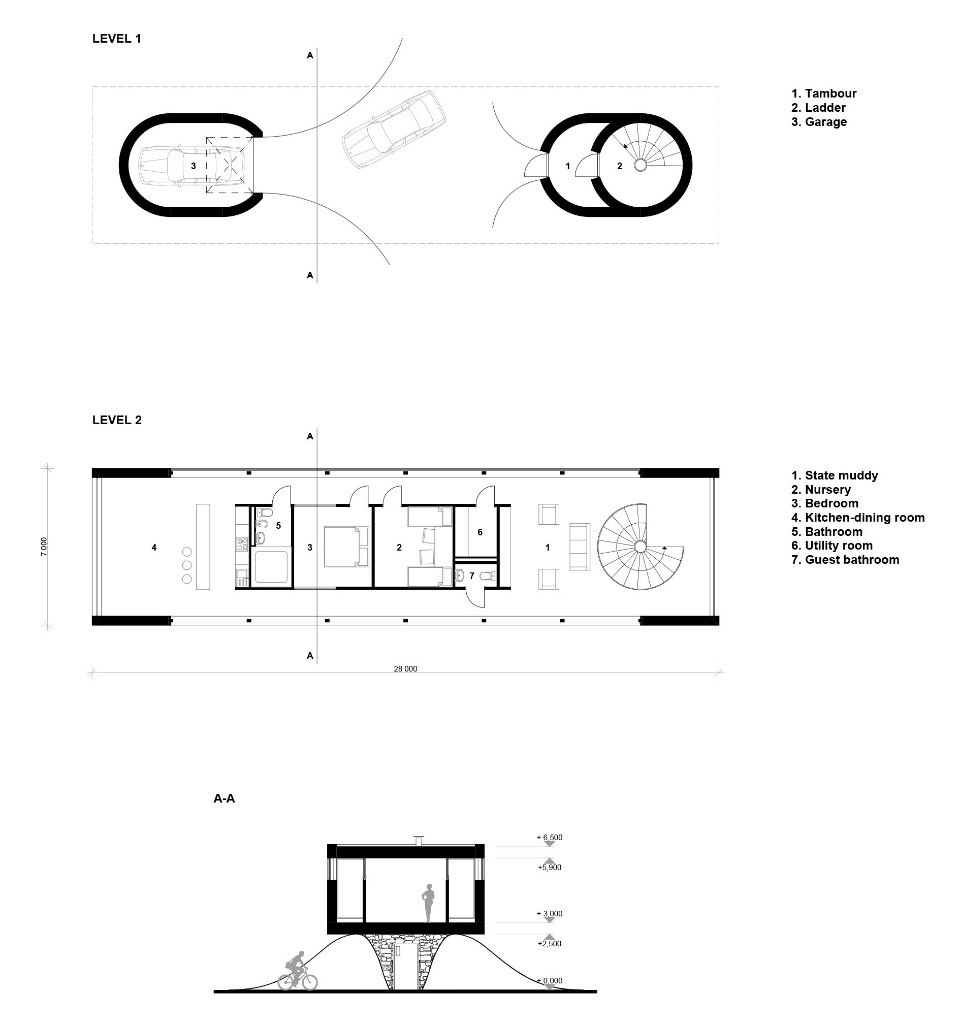 The house on two hills Architizer