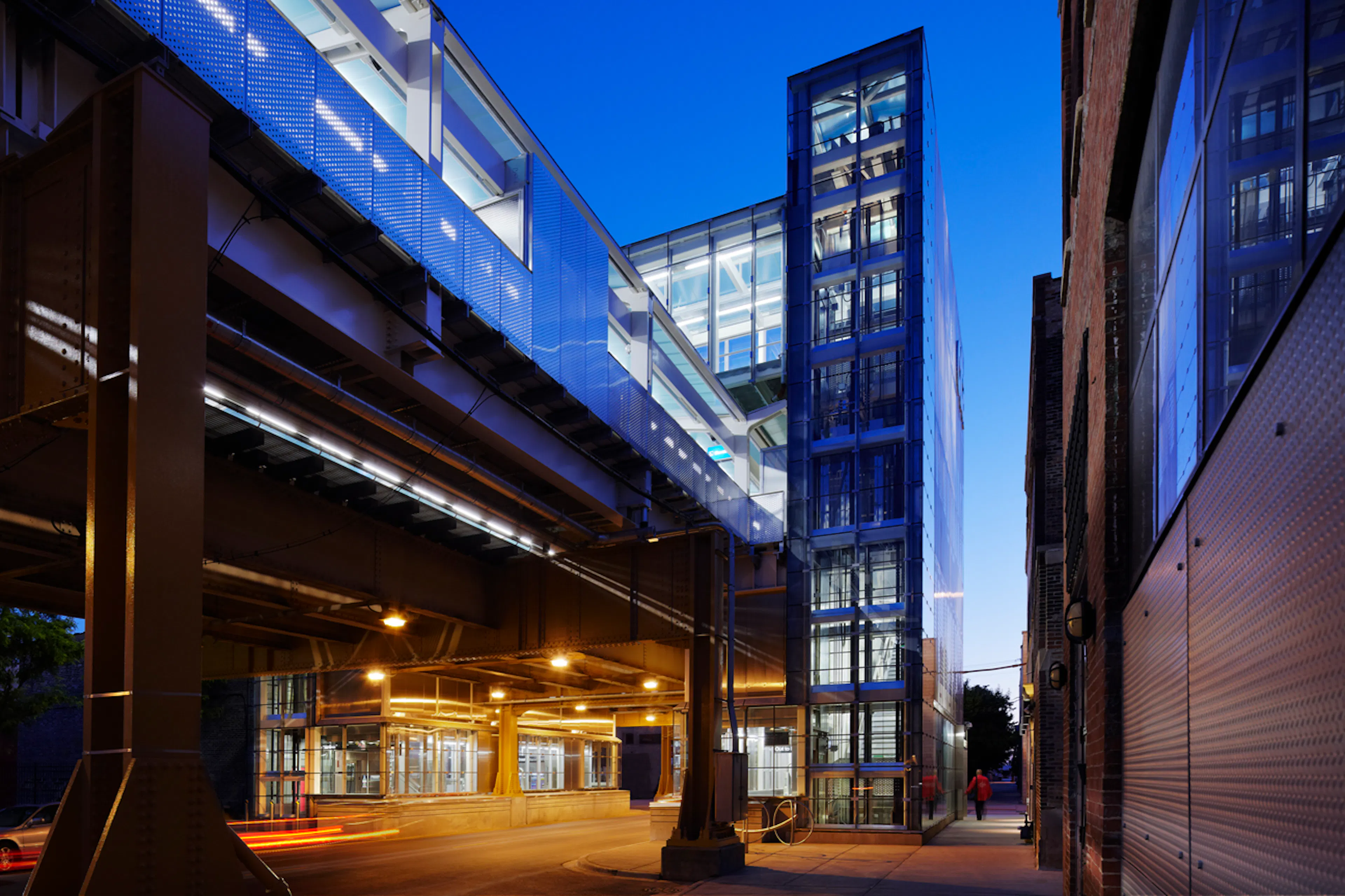 CTA Morgan Street Station — 2