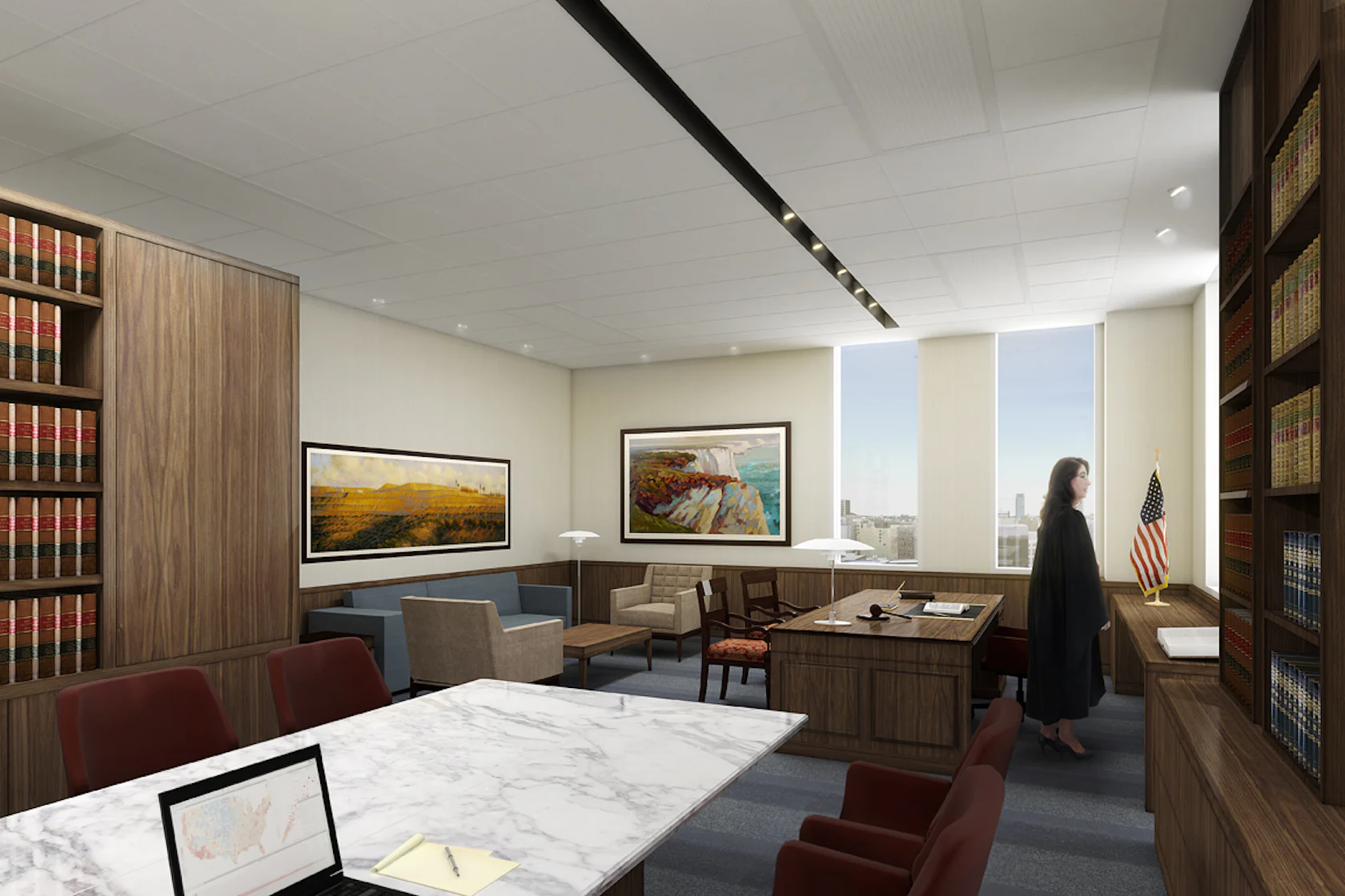 United States Courthouse Design-Build Competition Finalist by HMC ...