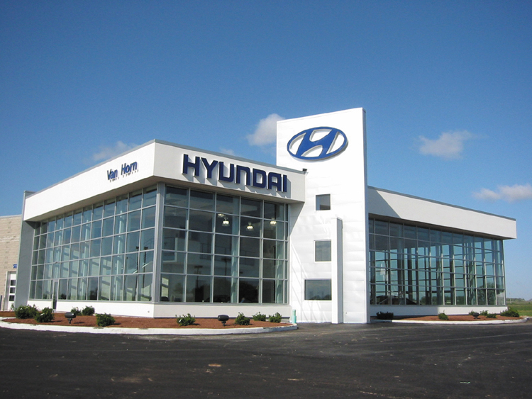 van horn hyundai dealership by areastudio Architizer
